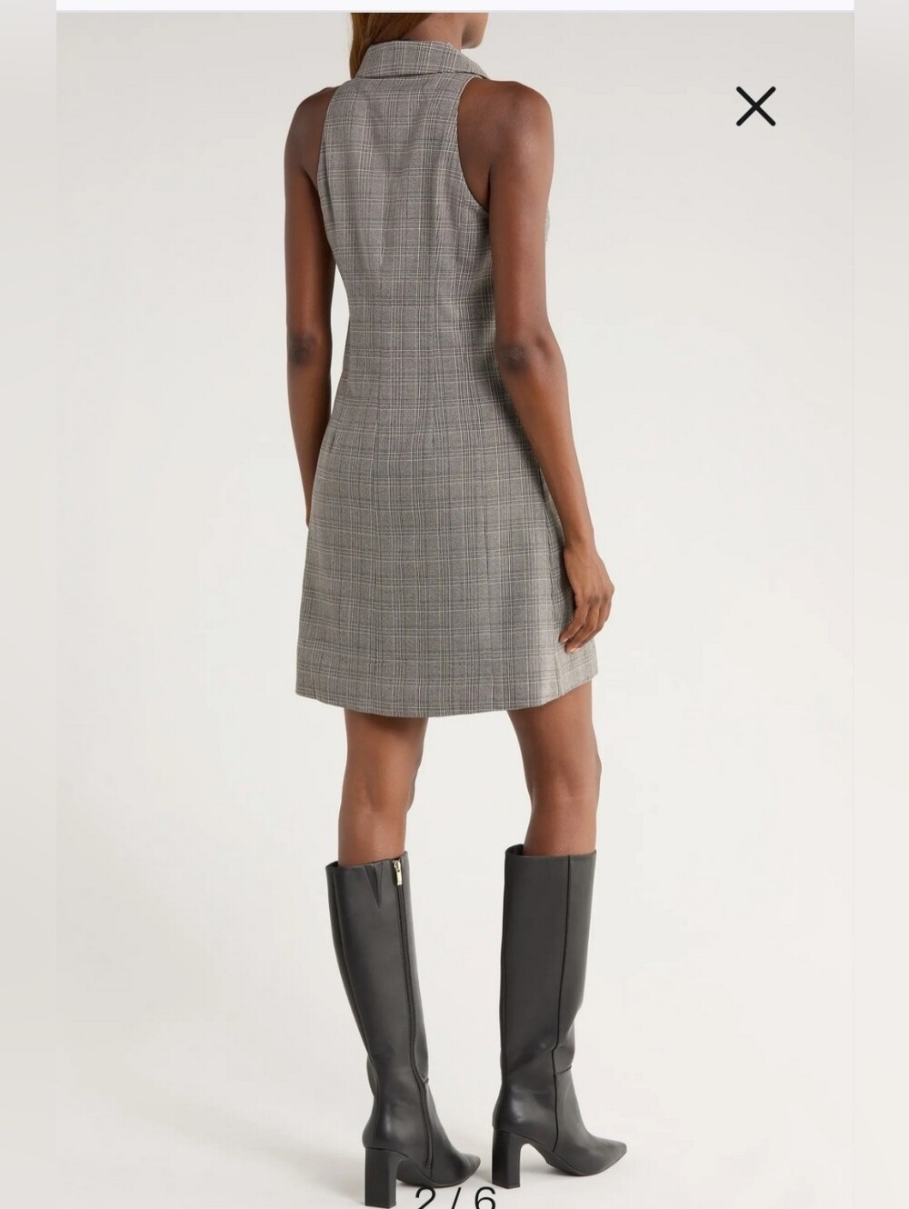 Halogen Cutaway Suit Dress - Picture 3 of 10